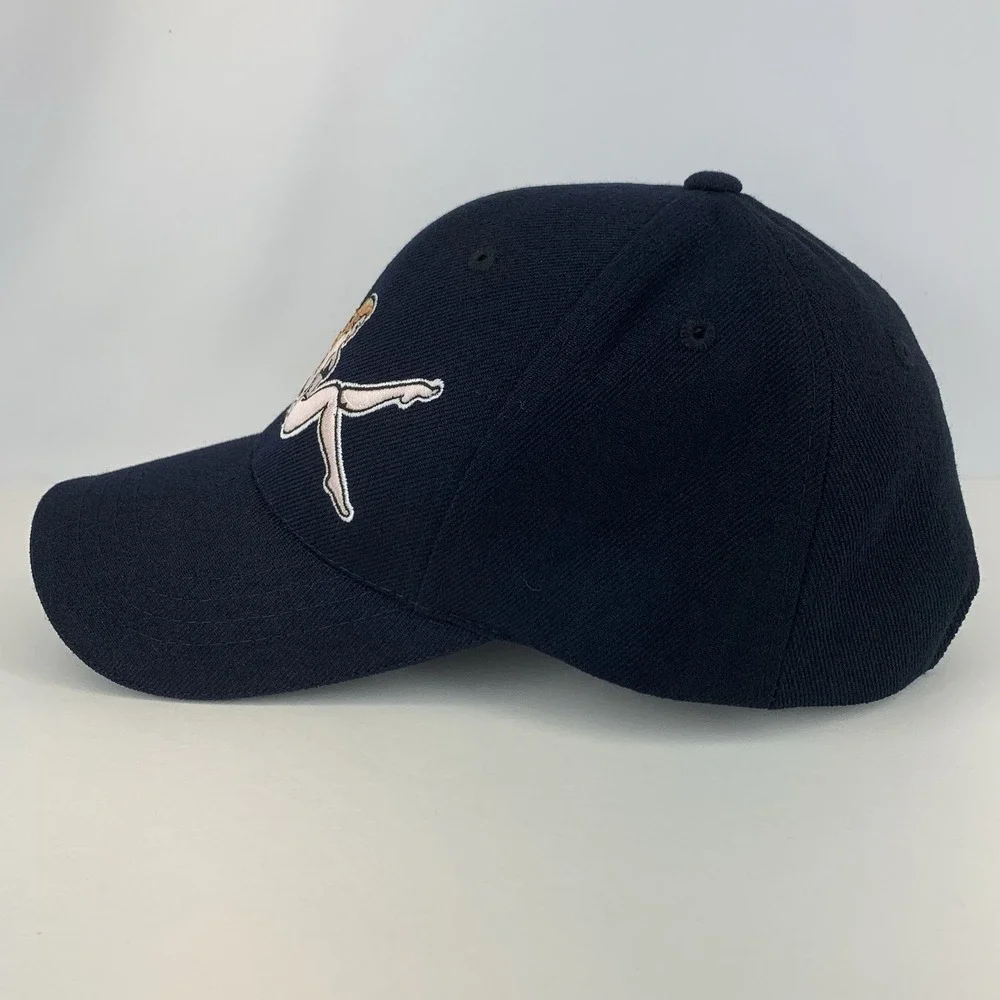 DECKY DCI Collectibles Black Hat with Girls Adjustable OSFM Acrylic Baseball Cap
